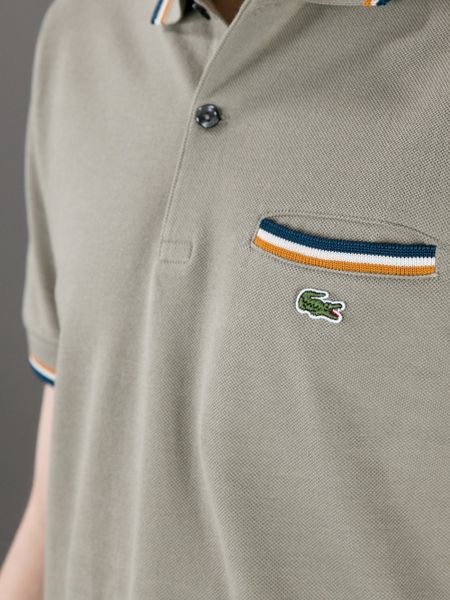 lacoste khaki t shirt