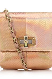 Lanvin Holographic Python Mini Pop Bag - Lyst