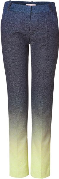 Matthew Williamson Bluelemon Fade Patterned Pants - Lyst