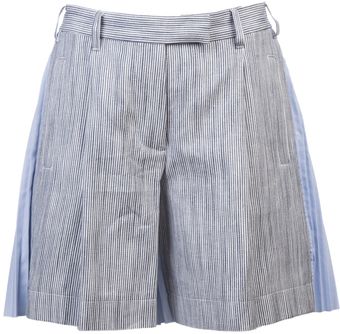 Sacai Pleated Back Short - Lyst