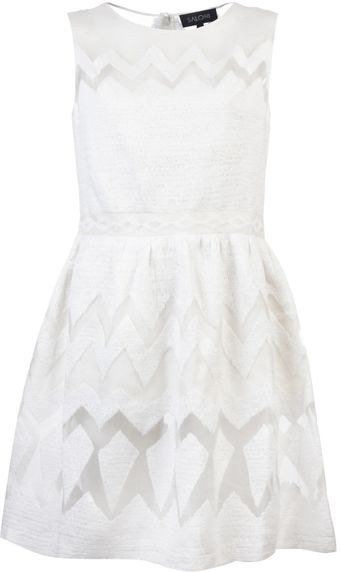 Saloni Organza Dress - Lyst