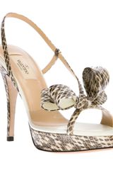 Valentino Bow Sling Back Sandal