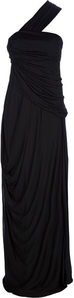 Vionnet Long One Shoulder Dress - Lyst