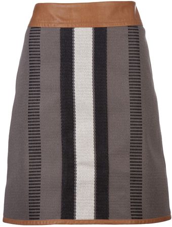 Belstaff Whitley Striped Skirt - Lyst