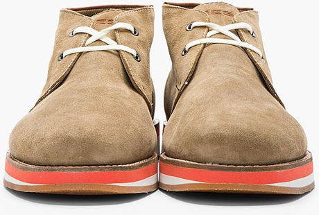 taupe chukka suede boots adam diesel shoes