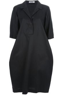 Jil Sander Twill Cocoon Dress - Lyst