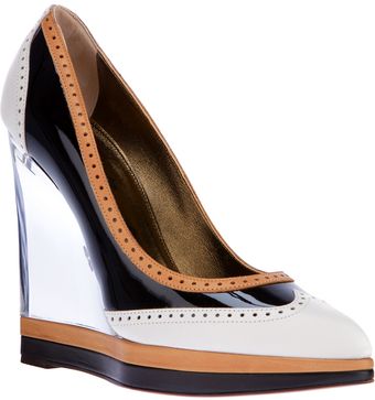 Lanvin Wedge Pump - Lyst