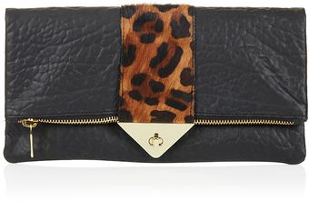 Topshop Tri Lock Merino Clutch - Lyst