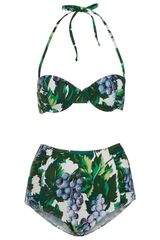 Topshop Purple Grape Underwired Bikini