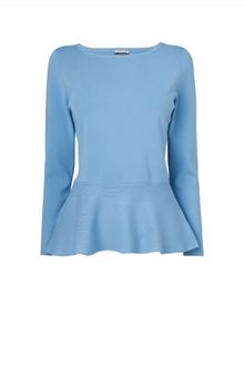 Jaeger Peplum Top - Lyst