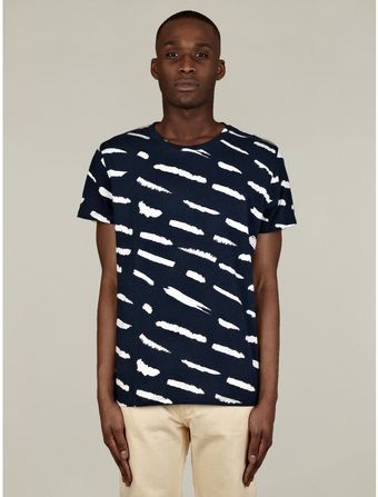 A.P.C. Mens Printed Tshirt - Lyst