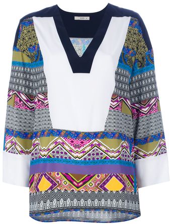 Etro Printed Tunic Top - Lyst