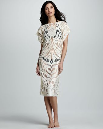 Oye Swimwear Ella Lace Cover-Up Dress - Lyst