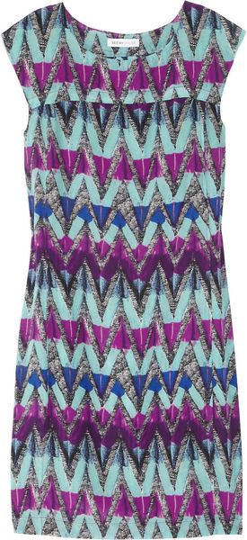 See By Chloé Printed Silk Crepe De Chine Dress - Lyst