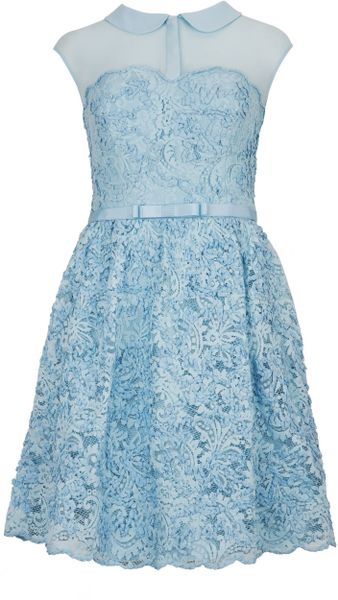 Ted Baker Ranni Lace Belted Dress - Lyst