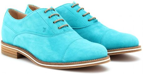 turquoise brogues
