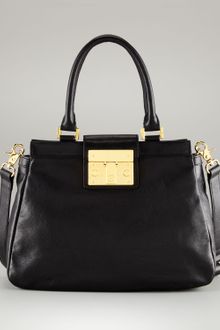 Alexander McQueen Heroine Medium Leather Satchel Bag - Lyst
