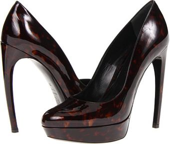 Alexander McQueen Scarpa Pelle Smooth Tarta - Lyst