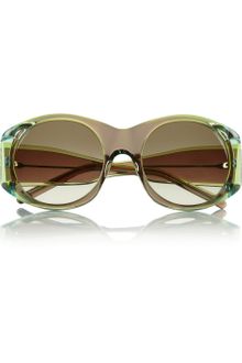 Marni Round Frame Ombré Sunglasses - Lyst