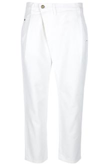 Michael by Michael Kors Cropped Straight Leg Trouser - Lyst
