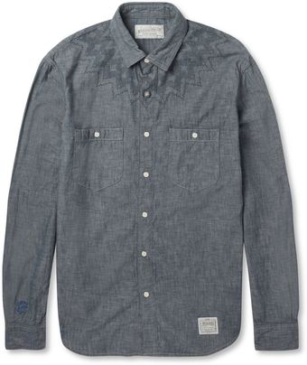 Neighborhood Nordic Printed Cottonchambray Shirt - Lyst