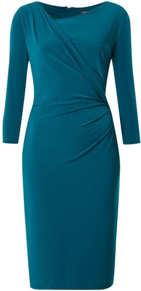 Pied A Terre Assymmetric Jersey Dress - Lyst