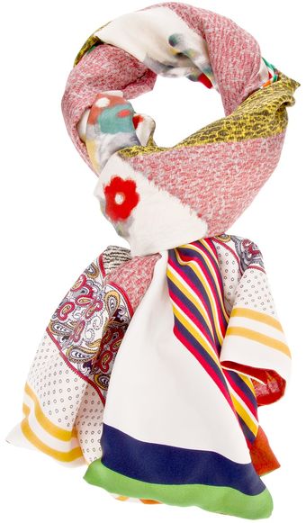 Pierre Louis Mascia Twill Mixed Print Stole - Lyst