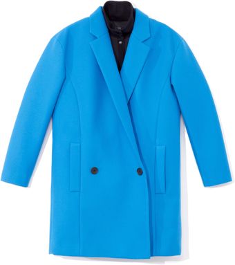 Tibi Cobalt Sculpted Coat - Lyst