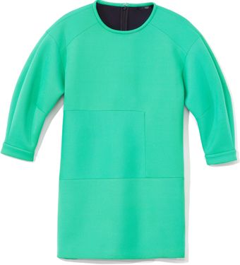 Tibi Grass Bonded Techno Dress - Lyst