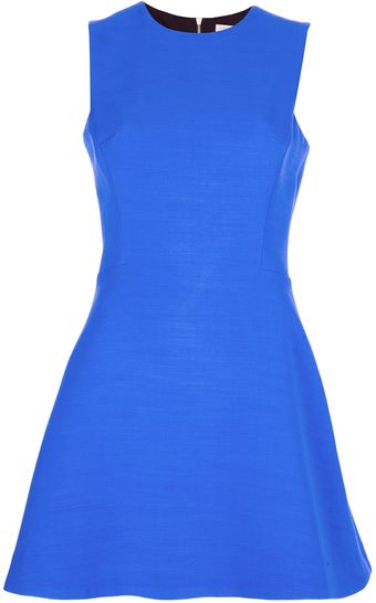 Victoria Beckham Sleeveless Mini Dress - Lyst
