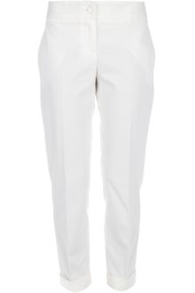 Blugirl Blumarine Cropped Straight Leg Trouser - Lyst