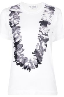 Comme Des Garçons Comme Des Garçons Flower Print T-Shirt - Lyst