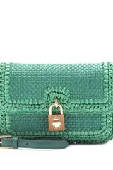 Dolce & Gabbana Raffia Shoulder Bag