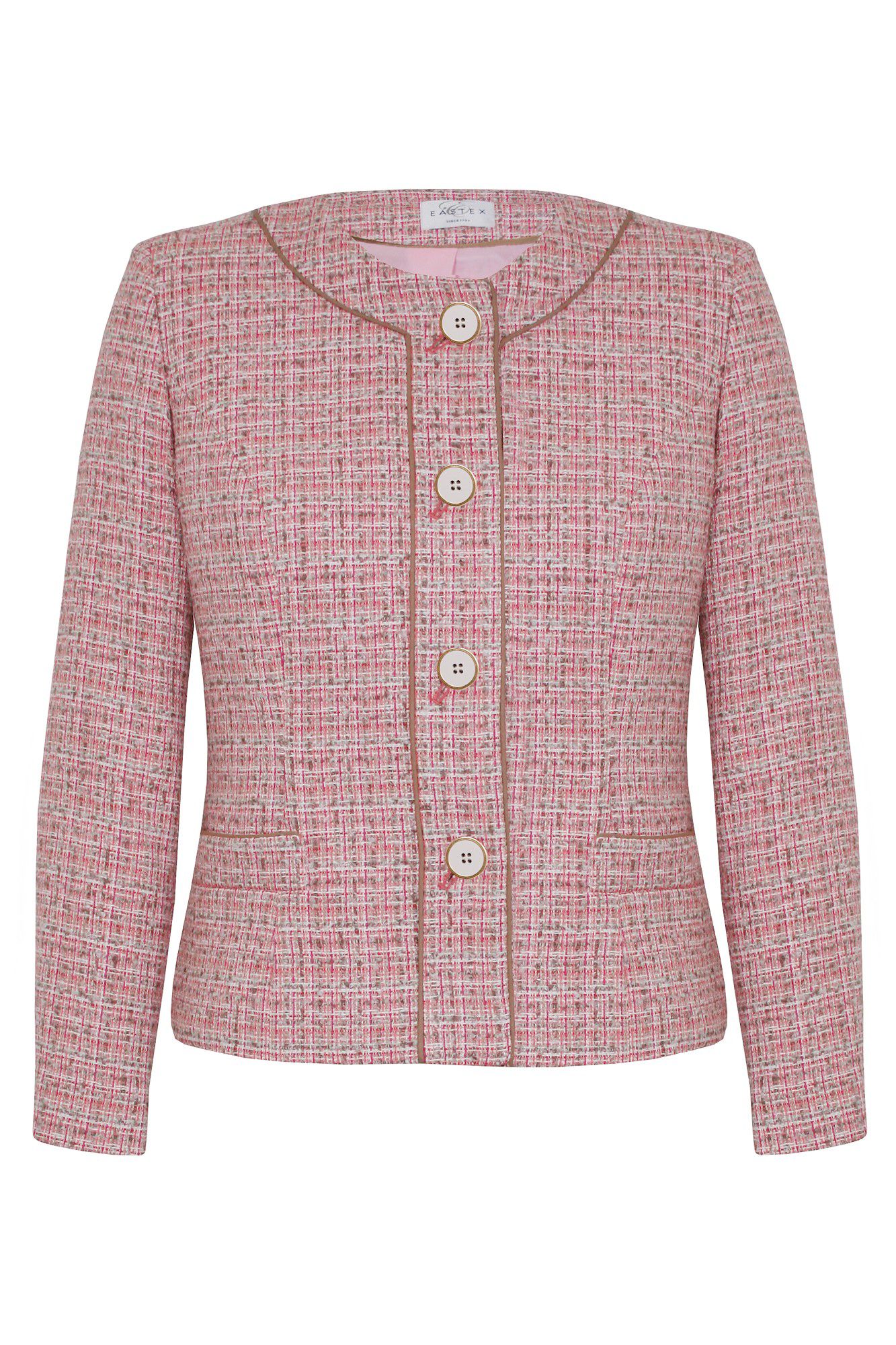 Eastex Standalone Tweed Jacket in Pink Lyst