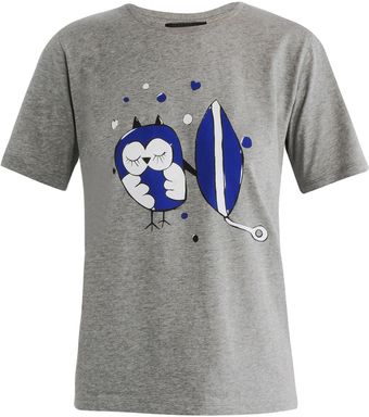 Lulu & Co Owl Print T-Shirt - Lyst