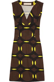 Marni Circle Patterned Cotton Blend Dress - Lyst