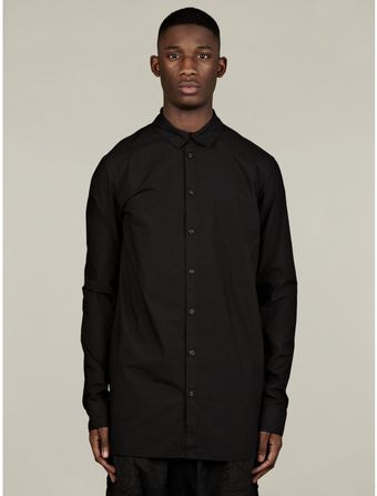 Silent By Damir Doma Mens Black Silvan Shirt - Lyst