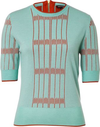 Sophie Theallet Cashmere Knit Top - Lyst