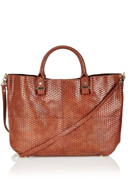 tan woven purse