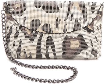 Whiting & Davis Gattopardo Clutch - Lyst