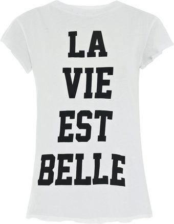 Wildfox La Vie Est Belle T-Shirt - Lyst