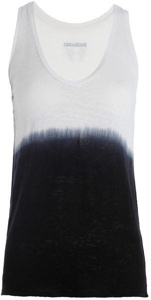 Zadig & Voltaire Top Dalya Dye - Lyst