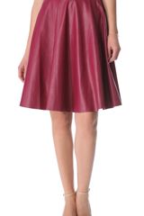 Zimmermann Dazed Leather Skirt