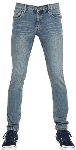 Cheap Monday 16cm Stretch Stone Washed Denim Jeans - Lyst