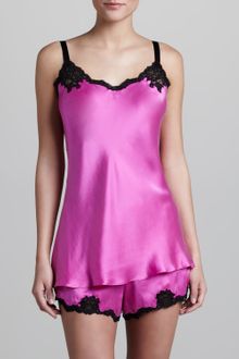 Donna Karan New York Glamour Short Silk Pajamas Raspberry - Lyst