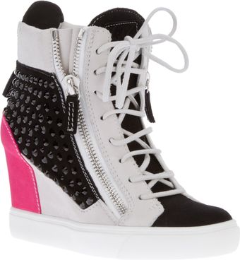 Giuseppe Zanotti Lorenz Concealed Wedge Trainer - Lyst
