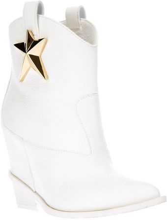 Giuseppe Zanotti Star Motif Cowboy Boot - Lyst