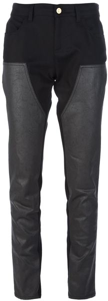 Givenchy Leather Patch Jean - Lyst