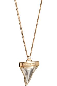 Givenchy Pink Gold Palladium Small Shark Tooth Pendant Necklace - Lyst