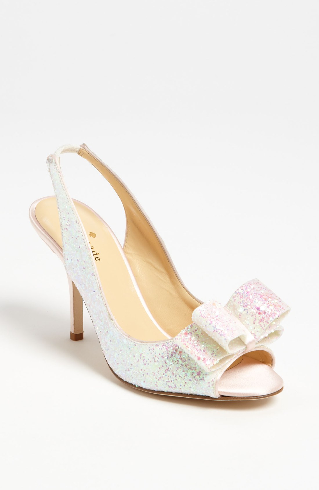 kate spade white pumps